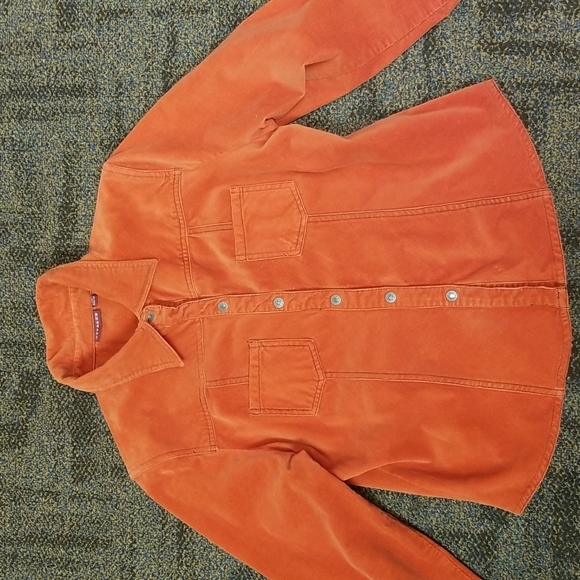 Nevada Jackets & Blazers - 🧚‍♀️Nevada orange corduroy jean jacket.  Fit small to Medium